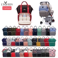 New Lequeen Mommy Backpac Nappy Bags Wer Stripe Diaper Backpack Mummy Large Volume Travel Bag Para