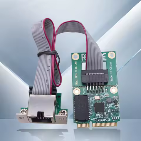 M.2 Gigabit Ethernet Network Card RTL8125BG Chip M2 RJ45 PCIE Bus Network Card Mini PCIE Ethernet Ad