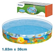 Swimming Pool Bestway Standing No Need To Inflate Add Water And Play. 6 Feet 183x38cm Mixed Colors. 
