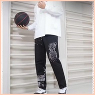 ¤ ☏ ☋ 2024 New Kyrie Irving Pant for men Ink Printed Training Basketball Cotton SweatPants American