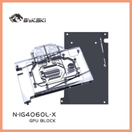 Bykski N-IG4060L-X GPU Water Block Use for Colorful RTX 4060 Meow / Ultra W OC 8GB Video Card Coolin