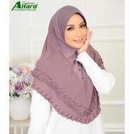 (Alfaro L Dagu) Tudung Sarung Instant Chiffon Size L Dagu