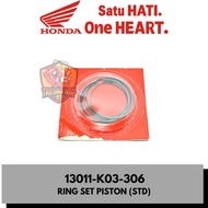 13011-K03-306 ORIGINAL REVO 110 FI PISTON (STD)Ring SET 13011K03306