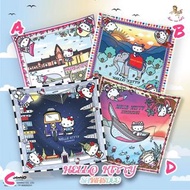 泰國 Kiss Me Doll 特別版 Hello Kitty 公仔圖案絲巾 💜💜💜