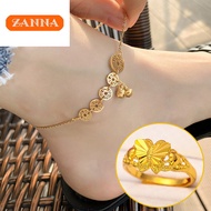 916 original gold Gold copper money anklet for women gift