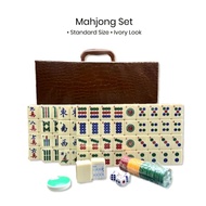 Mahjong Set Standard Size Ivory Look