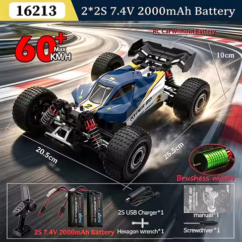 MJX 14211 16212 16213 16218 1/16 4WD RC Car 60KM/H Brushless RC Racing Car 2.4G Remote Control Cars 