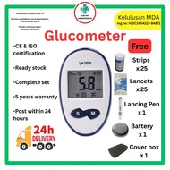 【Kelulusan KKM】Yasee Glucometer Blood Glucose Monitor Glucose Meter Test Kencing Manis Glucose Test 
