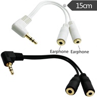 & * 3.5mm Earphone 1 Point 2 Cable Earphone Extension Cable One Point Two Couple Audio Cable 3.5 Mal