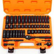 46pcs Chrome Vanadium Steel Socket Wrench Set, 1/4" Drive With Ratchet And Extension Bar, Metric Siz