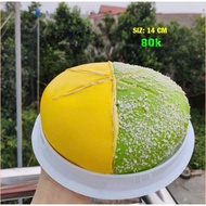 Durian cake model, durian cake mixed with super beautiful flavors