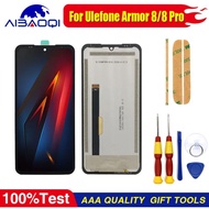 New Original Touch Screen LCD + Screen Waterproof Adhesive For Ulefone Armor 8 Ulefone Armor 8 Pro P