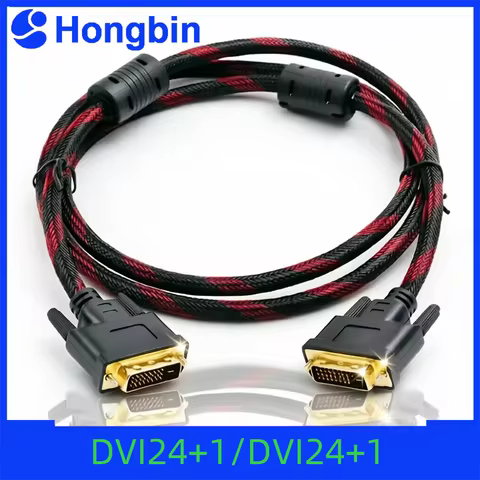 DVI 24 1 DVI-D to Computer Monitor TV Projector High Definition Video Cable 1.5m/3m/5