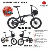 ~[Dijual] Sepeda Lipat 20" Pacific 2980 Rx 9.0 Rem Hydrolic 9 Speed