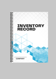 Inventory, Sales Record Notebook / accept customized name laminated cover