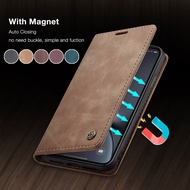 Magnetic Leather Phone Case For iPhone 11 12 13 Pro Max 12Mini 13mini Wallet Cover