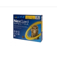 NexGard Spectra Chewable Tablet Dog Ectoparasiticide > 3.5 - 7.5 Kg ( 3 - Tablets )