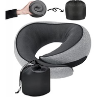 SZXYX Travel Pillows for Airplanes, 100% Pure Memory Foam Neck Pillow for Airplanes, Comfortable Bre