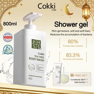 Cokki Tea Tree Body Wash 800ml Deep Cleansing Gentle For All Skin Types