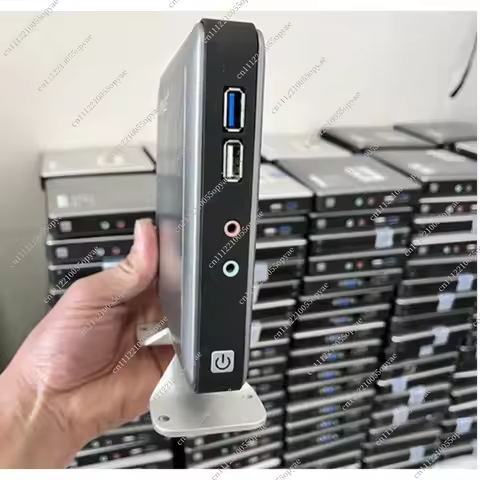 J1800 Mini PC Low Power Industrial Computer Thin Client Portable Desktop ITX Micro PC Stable Dual Co