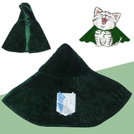 Cat Clothing Attack On Titan Cat Green Cape Pet Clothing