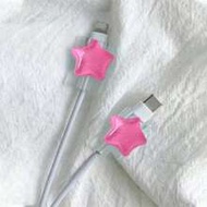 Star/Bow Protective Case Compatible With IPhone Anti-Bending Data Cable Nan Charger Protector Charge