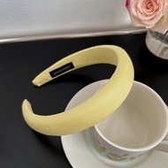 Gratis Ongkir - Bando Kain Tebal Wanita Korea / Bandana Nagita Lembut / Headband Cloud Polos Lebar