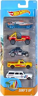 Hot Wheels Die-Cast Vehicle 5 Pack - Surf's Up ~ Includes: Mad Splash, CJ-7, Custom VW Beetle, VW Ca