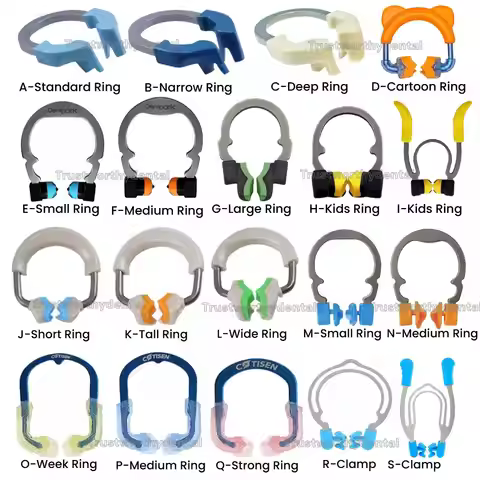 Dental Sectional Matrix Ring Matrice Bands Clamp Ring Climps Fit Garrison Palodent V3 Triodent Ni-Ti