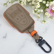 Epsom handmade leather key case for Vinfast E34, VF7, VF8, VF9