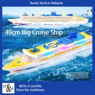 Oceon Liner Big Cruise Ship Children Toys Kapal Mainan Budak