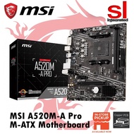 MSI A520M-A Pro M-ATX Motherboard +AMD Processor Combo+AMD Processor Combo(5500/5600X/5600/5500GT/56