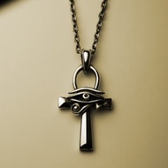 荷魯斯安卡十字架項鍊