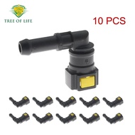 1/2/5/10 ID10 20805110 90° Fuel Line Hose Coupler Quick Release Connect Connector Fuel Line For RENA
