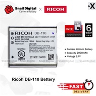 Ricoh Camera DB-110 Battery GR3 GR3X GRIIIX WG6 G900 BJ11 DB110 Charger New