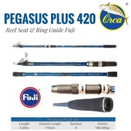 Termurah! Joran Surf Orca Pegasus Plus 420 Cm Full Fuji