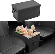 Seat Aisle Storage Box Compatible with 2020-2025 2026 Ford Explorer Rear Car Seat Organizer Foldable
