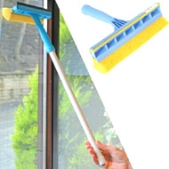 Nagata Super Wiper Air Kaca 2 Sisi Karet Tebal Gagang Pendek Plastik Awet Kuat Murah Tebal Serbaguna