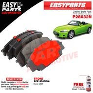 Brembo Brake Pads P28032N Honda S2000 1999-09, Civic VIII Hatchback (FN/FK) Front Ceramic