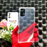 Oppo Reno 4 4G Transparent Flexible Case Anti-Shock Protective 4 High Quality Silicon Roots