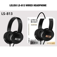 LELISU LS-813 WIRED HEADPHONE WITH MIC/LELISU Wired headphone with mic