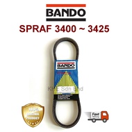 Bando Japan Belt SP-RAF 3400 3405 3410 3415 3420 3425 SPRAF (13 x 990 1000 1015 1030 1040 1055 Li)