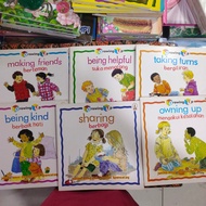 Buku Anak Dwi bahasa,buku jadul satu paket