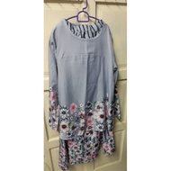 Baju kurung grey