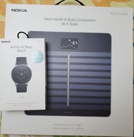 NOKIA/诺基亚 body cardio 体重秤+Nokia/诺基亚 Steel 蓝牙智能手表