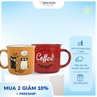 La Fonte COFFEE Enameled Porcelain Cup