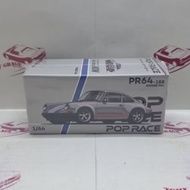 Pop Race Porsche Singer 964 Silver Blue