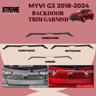 XTREME AUTO MYVI GEN3 2018-2023 CAR BACKDOOR TRIM GARNISH COVER ACCESSORIES