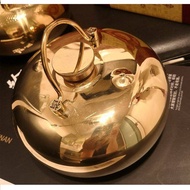 Thick copper soup wife Thick kettle Stainless steel Hot water hot water bottle Fireproof metal Hot water