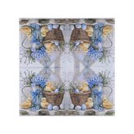 33*33cm 2-Ply Easter Bunny, Chick, Egg Print Napkins, Suitable For Easter Party Decoration
